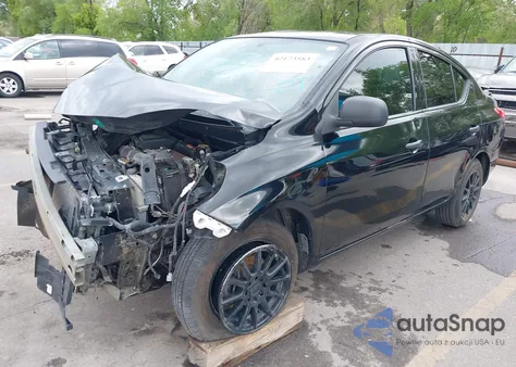 2014 Nissan Versa 1.6 S+ z USA, uszkodzony, nr VIN 3N1CN7AP1EL817445